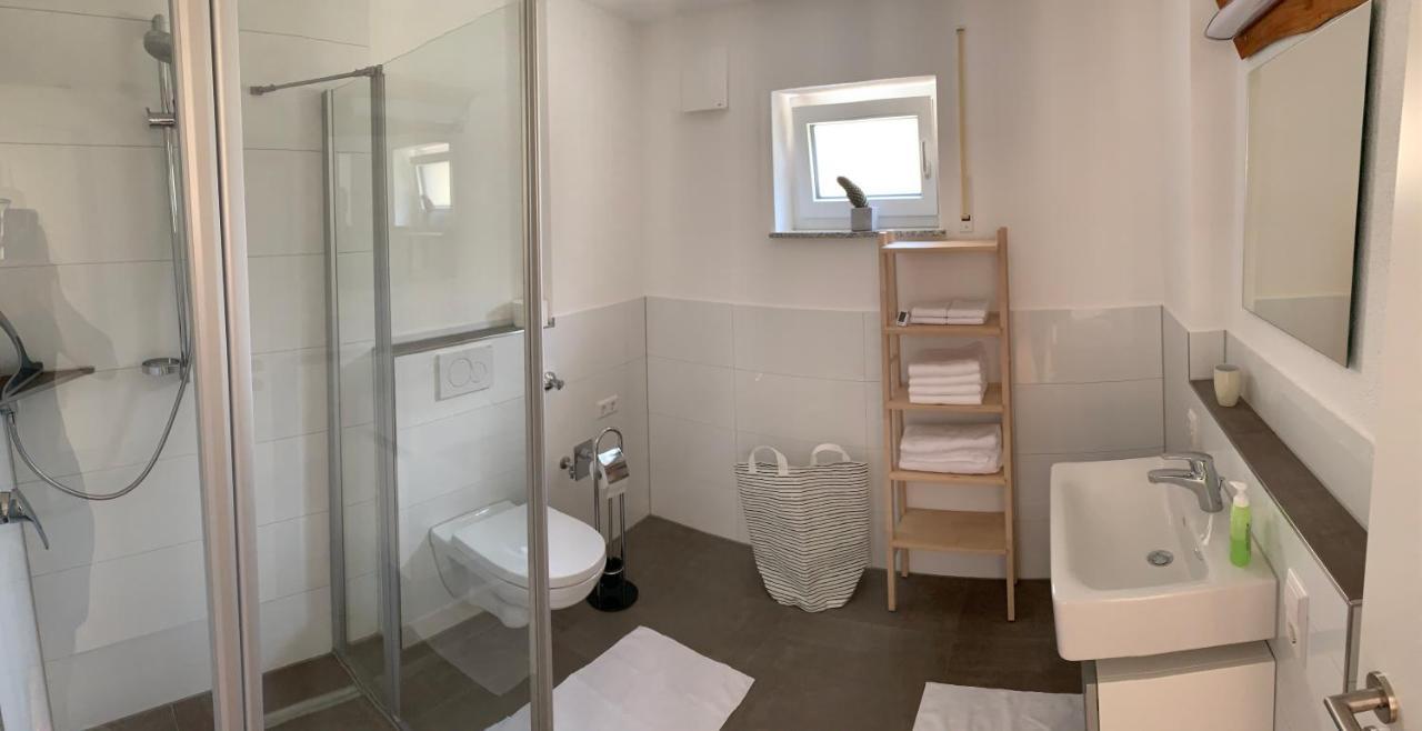 Ferienwohnung Zum Hohlenstein Deggenhausertal Dış mekan fotoğraf