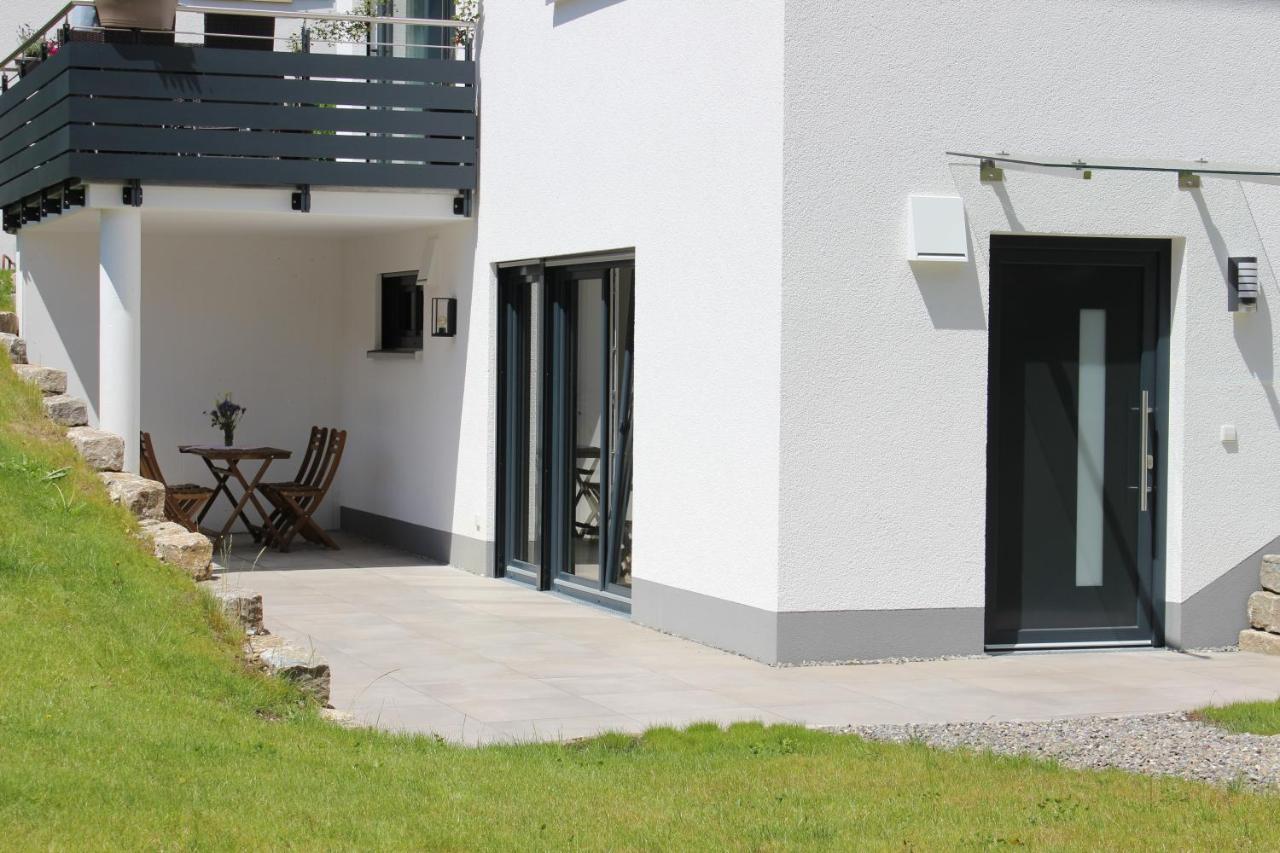 Ferienwohnung Zum Hohlenstein Deggenhausertal Dış mekan fotoğraf